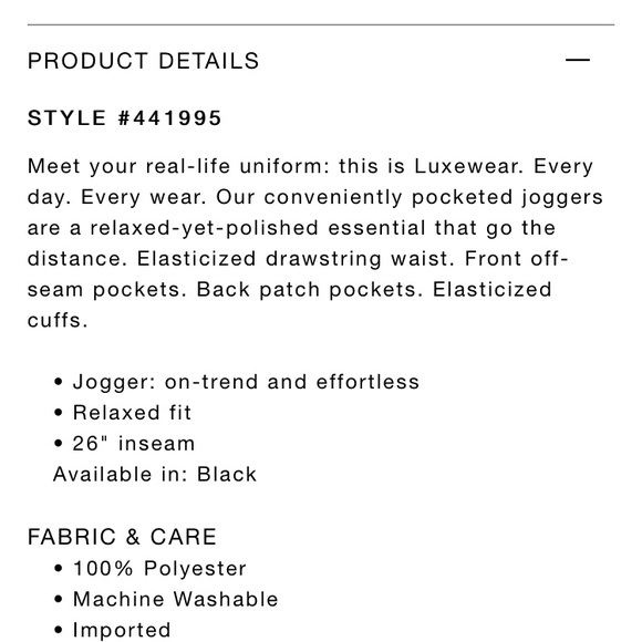 Ann Taylor Luxewear Joggers - Picture 2 of 4